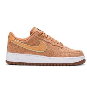 Nike Air Force 1 '07 Premium Cork in Tan and White